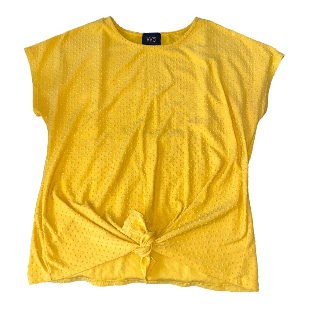W5 Mustard Yellow Pullover Top Size Medium